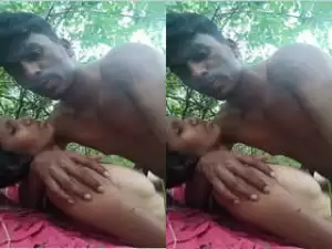 Today Exclusive- Desi Village Girl Out Door Pain full Fucked Part 2