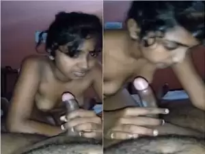 Today Exclusive- Shy Tamil Girl Sucking Lover Dick