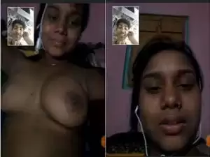 Today Exclusive-Desi Village Girl Showing Her Boobs and Wet Pussy