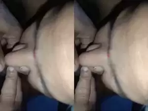 Today Exclusive- Desi Bhabhi Boob Pressing and Blowjob part 2