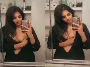 Today Exclusive- Sexy Lankan Girl Showing Boobs