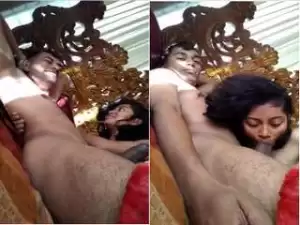 Today Exclusive- Sexy Boudi Blowjob