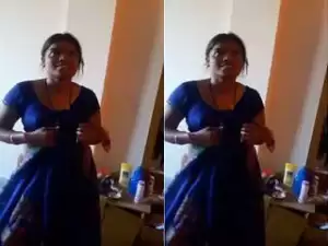 Today Exclusive- Bhabhi wearing Cloths Video Record by Hubby