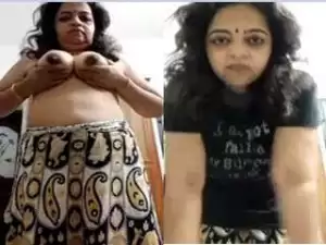 Today Exclusive- Horny Mallu Bhabhi Showing her Boobs and pussy part 1