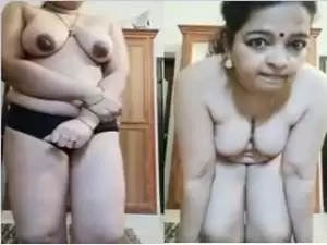 Today Exclusive- Horny Mallu bhabhi Record her Nude Video For Lover Part 1
