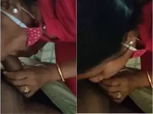 Today Exclusive- Desi Bhabhi Sucking Hubby Dick