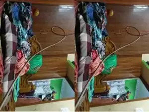 Today Exclusive- Tamil Bhabhi Changing Cloths Record in Hidden Cam