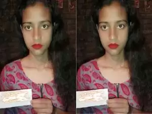 Today Exclusive- Village Randi Girl Showing Her Boobs