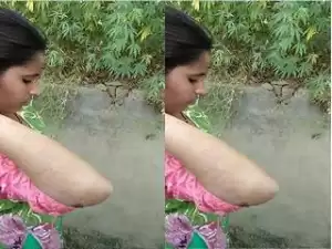 Today Exclusive- Desi Village Call Girl OutDoor Fucking With Lover Part 1