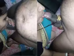 Today Exclusive- Desi Boudi Blowjob and Boobs Fucking