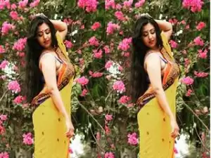 Today Exclusive- Moni Nude Saree Fashion