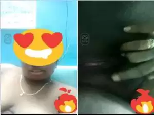 Today Exclusive- Sexy Telugu Bhabhi Showing Her Boobs and Pussy