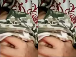 Today Exclusive- Sexy Desi Girl Play Her Boobs and Pussy Part 2