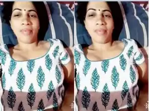 Today Exclusive- Bhabhi Record her Nude Selfie Part 1