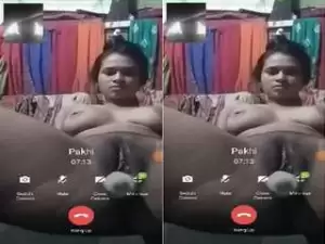 Today Exclusive- Bangla Girl Showing Her Nude Body On Video Call