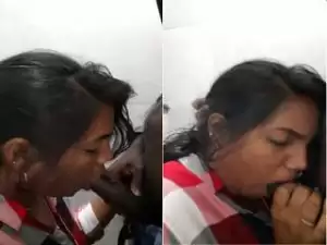 Today Exclusive- Cute Desi Girl Sucking Lover Dick
