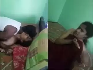 Today Exclusive-Desi Cheating Wife Fucking With Lover Caught By Village People