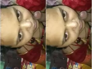 Today Exclusive-Desi Bhabhi Give Blowjob