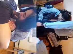 Today Exclusive- Sexy NRI Punjabi Girl Blowjob and Fucked