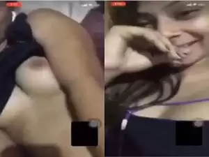 Today Exclusive- Cute Lankan Girl Showing Her Boobs and Pussy