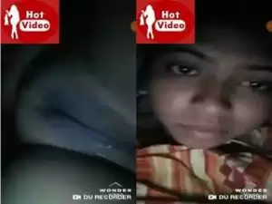 Today Exclusive- Cute Village Girl Showing Her Boobs and Wet Pussy On Video Call