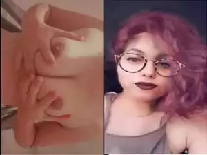Today Exclusive- Sexy Desi Girl Showing Her Boobs and Pussy