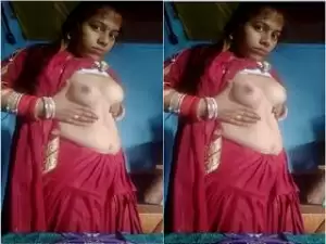 Today Exclusive- Sexy Bhabhi Showing Her Boobs and Pussy Part 2