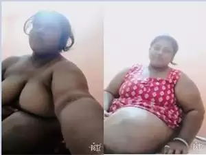 Today Exclusive-Sexy Boudi Showing Her Boobs and Pussy Part 1