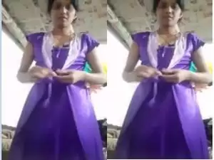 Today Exclusive- Sexy Desi  Girl Record her Nude Video For Lover Part 3