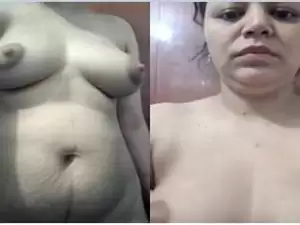 Today Exclusive- Sexy Anu Bhabhi Showing Her Nude Body and Blowjob Part 2