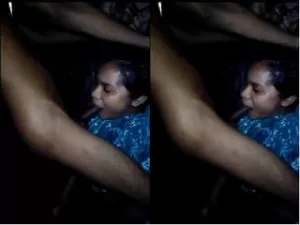 Today Exclusive- Desi Bhabhi Blowjob And Fucked