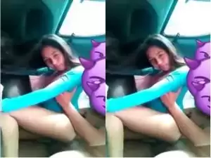 Today Exclusive- Cute Paki Girl Fucked In Car