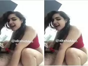 Today Exclusive- Sexy Desi Girl Ridding Lover Dick