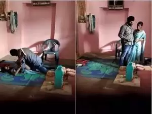 Today Exclusive- Desi Dewar Bhabhi Fucking Record In Hidden Cam
