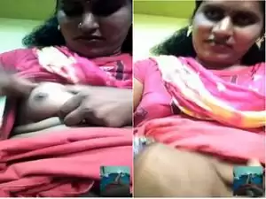 Today Exclusive- Sexy Tamil Girl Showing Her Boob  On Video Call