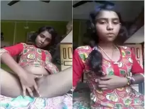 Today Exclusive – Horny Desi Girl Fingering  Part 3