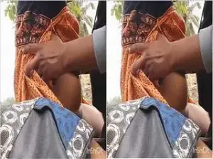 Today Exclusive- Desi Cheating Wife OutDoor Fucking With Lover