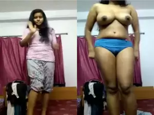 Exclusive-  Cute Indian Girl Showing her Big Boobs and Pussy to lover