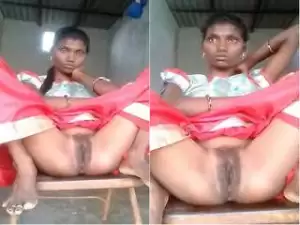 Today Exclusive- Desi Telugu Bhabhi Showing Her Pussy Part 5