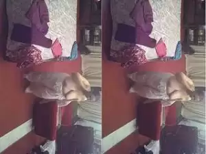Today Exclusive- Granny Changing Cloths Record In Hidden Cam