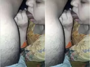 Today Exclusive – Paki Wife Blowjob bathing and Fucking Video Part 6