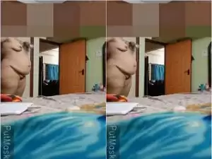 Today Exclusive- Tamil Wife Nude Video Record in Hidden Cam Part 2