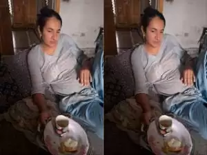 Today Exclusive- Paki Wife Nude Video Record By Hubby Part 1