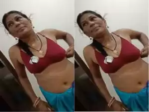 Today Exclusive- Desi Mature Bhabhi Handjob and Ridding Dick Part 6
