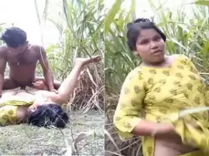 Today Exclusive- Desi Village Lover OutDoor Fucking Part2