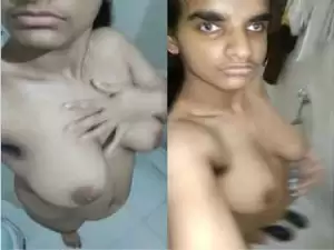 Today Exclusive- Desi Girl Showing Her Boobs and Pussy part 4
