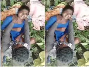 Today Exclusive- Village Lover OutDoor Fucking Caught