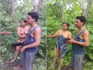 Today Exclusive-Odia Cheating Wife Outdoor Romance Caught By Village People