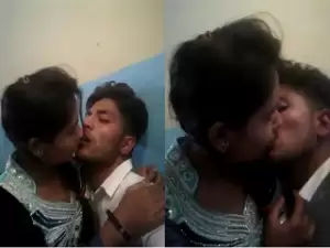 Cute Indian Lover Kissing