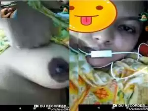 Today Exclusive- Cute Bangla Girl Showing Her Boobs and Pussy to Lover On Video Call part 1